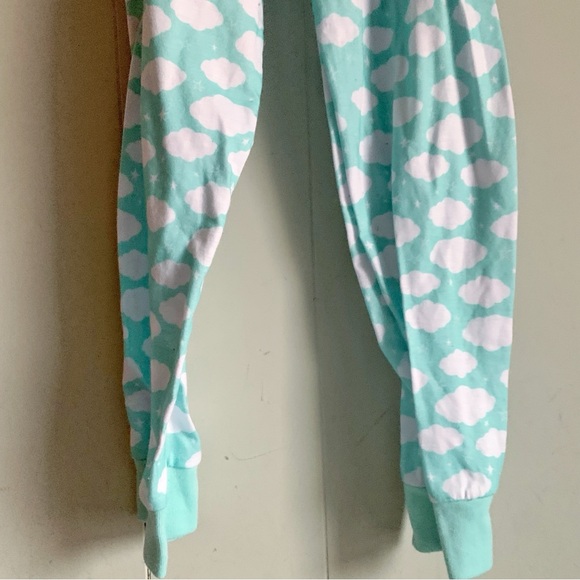 Eddie Bauer Kids 3 Pc Teal Cloud Printed PJ Set L (14/16) - Picture 10 of 14